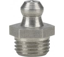 Пресс-масленка прямая нерж. H1 M10x1, комплект 100 шт.,нержавеющая сталь AISI304, Европейский стандарт DIN71412, MasloSmenka 010703-100