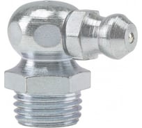 Пресс-масленка угловая оц. H3 R1/8"BSPT, комплект 100 шт., оцинкованная сталь, Европейский стандарт DIN71412, MasloSmenka 010307-100