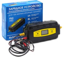 Зарядное устройство Вымпел 22 (герметичный корпус, 6А, 12В, автомат, ЖК дисплей) 2125