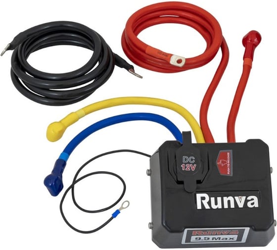Электрическая лебёдка Runva 24V 18000 lbs влагозащищенная, стальной трос EWB18000S24V