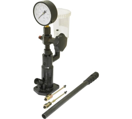 Стенд для проверки дизельных форсунок с манометром и резьбовыми адап-переход ЭВРИКА ER-8 ER-86306