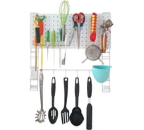 Перфорированная навесная панель ESSE 500x220 мм, металлик PG-23