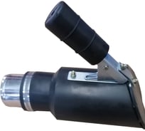 Круглая газоприемная насадка с наклонной крышкой KraftWell 76 мм KRW-EN-76X