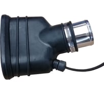 Овальная газоприемная насадка KraftWell 102 мм KRW-EN-102D