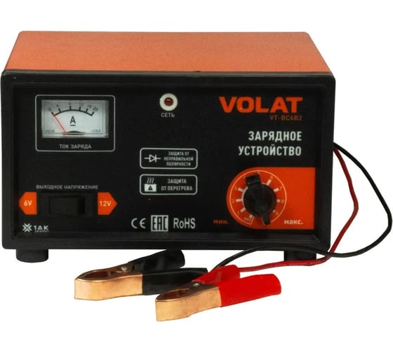 Зарядное устройство VOLAT 6/12V 6A VT-BC6B2
