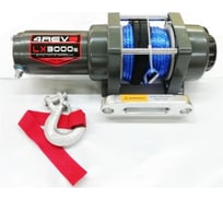 Лебедка для квадроцикла 4REVO H3000 lbs, 12В, с синтетическим тросом 4R-W302B