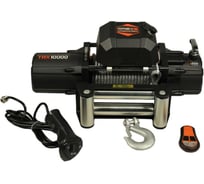 Автомобильная лебедка 4REVO 10000lbs 12В, со стальным тросом 4R-W101A