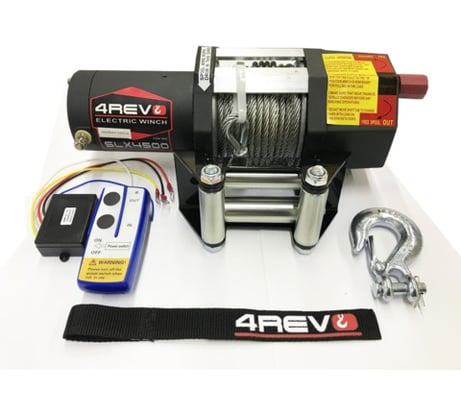 Лебедка 4REVO SLX для ATV/UTВ, 4500lbs, стальной трос 4R-W453A