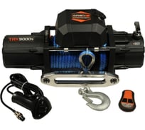 Автомобильная лебедка 4REVO 9000 lbs, 12В, с синтетическим тросом 4R-W091B