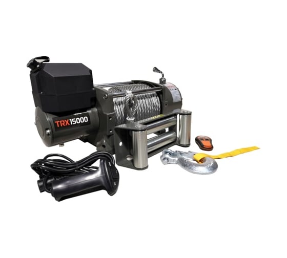 Автомобильная лебедка 4REVO 15000 lbs, 12В, со стальным тросом 4R-W150A-12 1