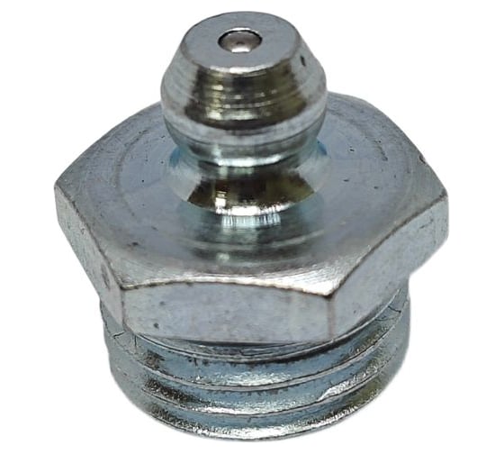 Пресс-масленка прямая оц. H1 R1/4"BSPT, комплект 10 шт., оцинкованная сталь, Европейский стандарт DIN71412, MasloSmenka 010112-10