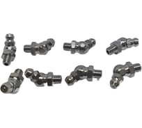 Пресс-масленка угловая нерж. H2 M6x1, комплект 10 шт.,нержавеющая сталь AISI304, Европейский стандарт DIN71412, MasloSmenka 010801-10