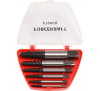 Набор экстракторов резьбы Forcekraft FK-63005A 6 предметов, в пластиковом футляре 46670 FK-63005A(46670)