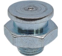 Пресс-масленка плоская оц. М1 16 мм. М10х1, комплект 10 шт., оцинкованная сталь, Европейский стандарт DIN71412, MasloSmenka 010503-10