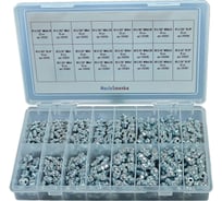 MasloSmenka Набор пресс-масленок (23 типа / 350 предметов) в кейсе GN-KIT-23-350, 012004
