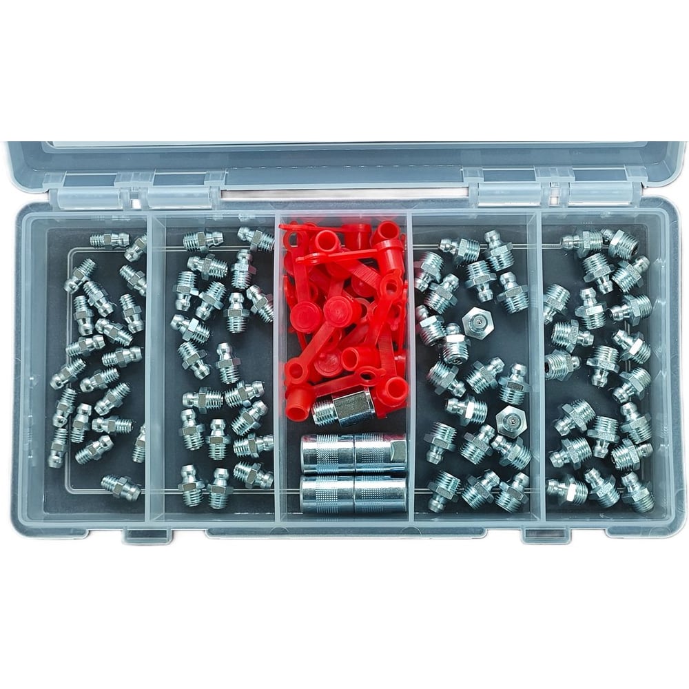 MasloSmenka Набор пресс-масленок (7 типов / 103 предмета) в кейсе GN ...