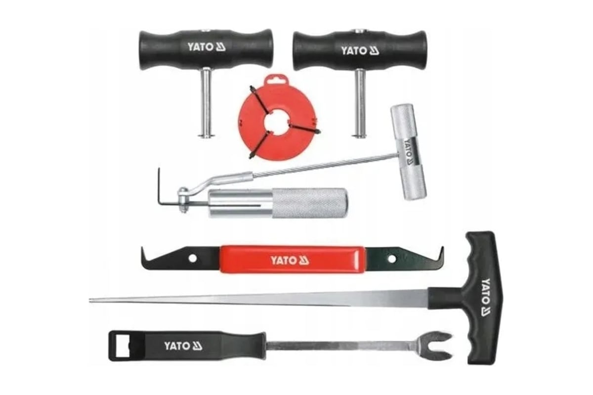 Комплект для демонтажа лобовых стекол YATO 7пр YT-0845 - выгодная цена ...