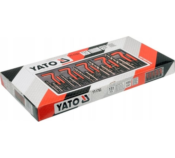 Набор для восстановления резьбы YATO М5-М12 YT-1763 36141763 092 1
