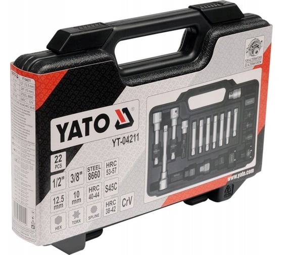 Набор ключей для разборки генератора YATO, 22 предмета YT-04211