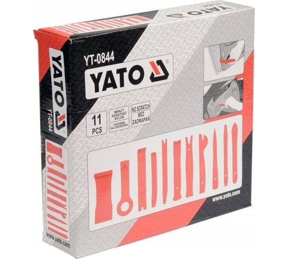 Набор съемников панелей салона YATO 11пр YT-0844 37140844 092 1