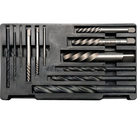 Экстракторы сверление-извлечение обломанных болтов YATO YT-0591 37140591 092 1