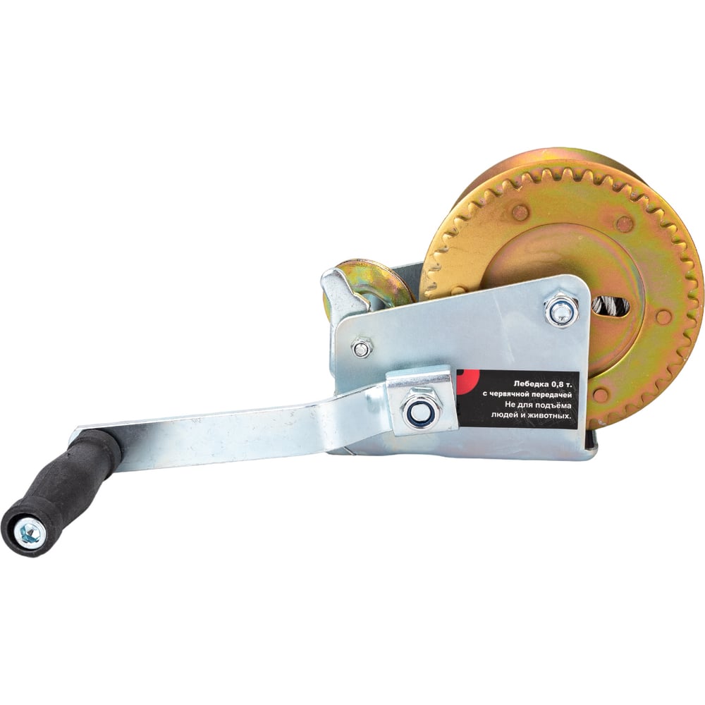Лебедка СЕРВИС КЛЮЧ 0.8 т, барабанная, шестеренная, 6.7 м 75066 ...