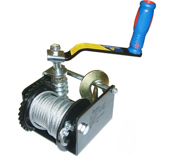 Лебедка SKRAB катушка трос червячная 700кг W06-915A 26456 1