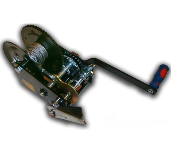 Лебедка 2-х скоростная с тормозом SKRAB катушка трос 1100 кг W06-525 26457