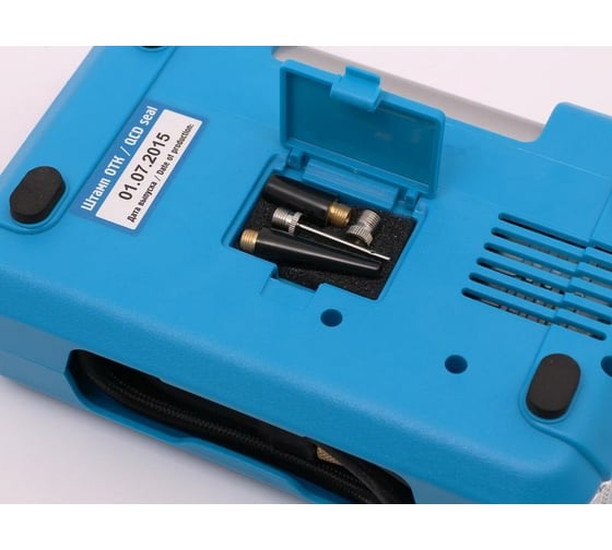 Компрессор DolleX 12 В, 15 A, 7 Атм, 30 л/мин, предохранитель, фонарь, цифровой манометр, тестер, сумка DL-8101
