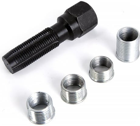 Метчик для востановления свечной резьбы Car-tool M14, с футорками CT-V1315