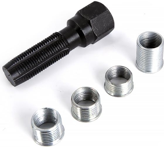 Метчик для востановления свечной резьбы Car-tool M14, с футорками CT-V1315 1