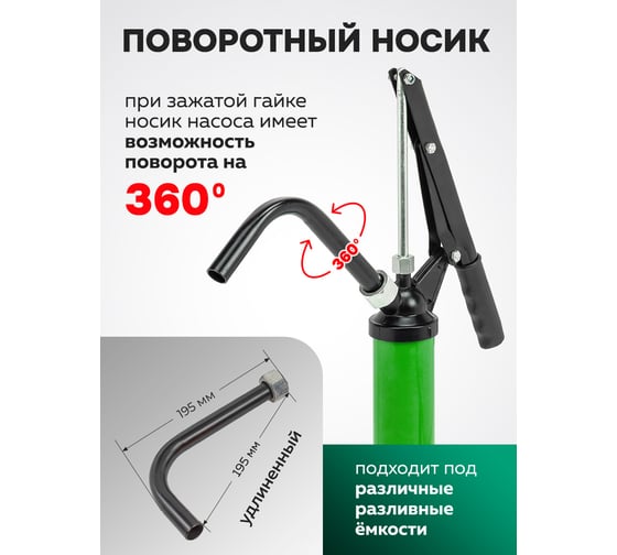 Рычажный насос Rockforce RF-490C(16831)