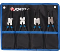 Набор съемников стопорных колец Forsage 4 предмета, на полотне F-50408A(47244)