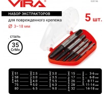 Набор экстракторов VIRA 5 шт. 820146