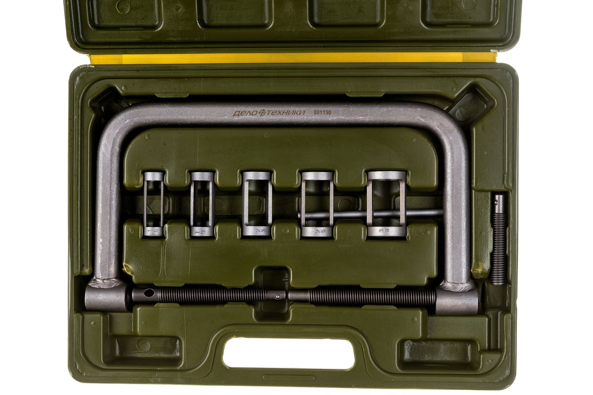 Струбцинный рассухариватель Дело Техники с насадками, в кейсе, 16, 19 ...