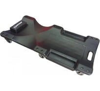 Подкатной лежак UNITRAUM 1220 мм, пластик, 6 колёс, с подголовником UNH6802-2