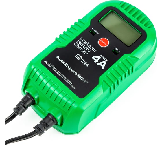 Зарядное устройство для АКБ AutoExpert BC-47, 12V, max 4A, 9 стадий зарядки, полный автомат BC-47