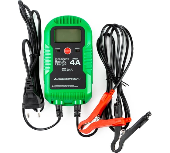 Зарядное устройство для АКБ AutoExpert BC-47, 12V, max 4A, 9 стадий зарядки, полный автомат BC-47