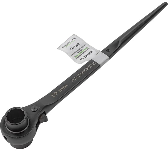 Ключ трещоточный ступичный усиленный Rockforce 19x22 RF-8221922(18572)
