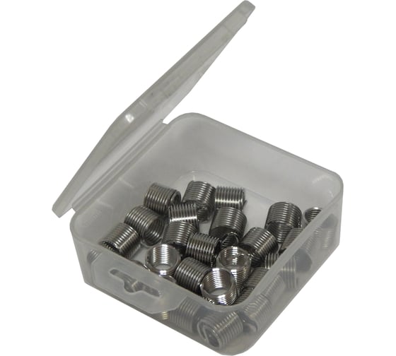 Набор резьбовых вставок Rockforce M12*1.25, 25 предметов, в пластиковом футляр RF-912U5A(17715) 1