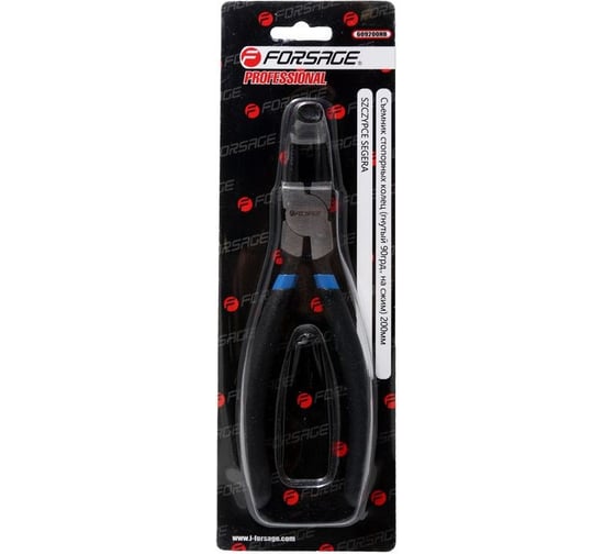 Съемник стопорных колец гнутый Forsage на сжим F-609200HB(28356)