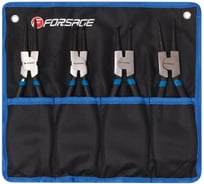 Набор съемников стопорных колец Forsage 4пр, на полотне F-50409A(47245)