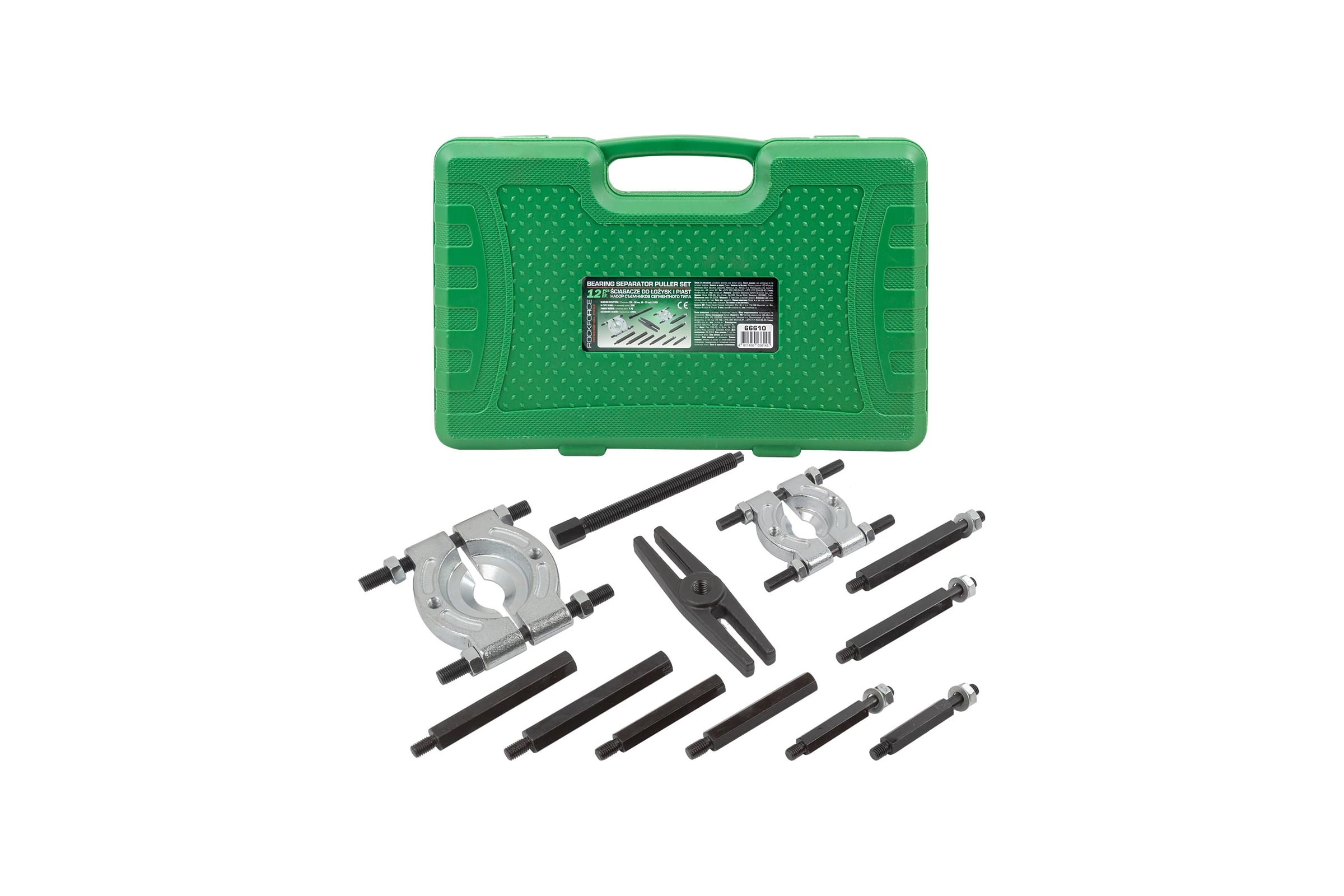 НаборсъемниковподшипниковсепараторноготипаRockforce12предметовRF-66610(15245)