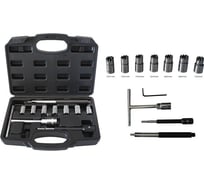 Набор фрез Forsage для чистки и восстановления посадочных мест дизельных форсунок 10 предметов F-907G11(47708)