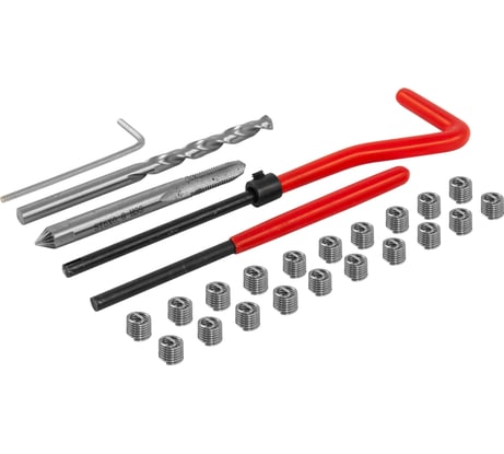 Набор для восстановления резьбы Thorvik TRIS508 M5x0.8, 25 предметов 53172