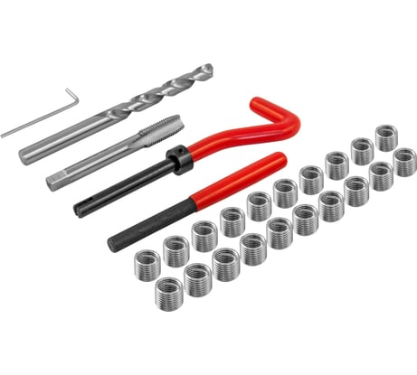 Набор для восстановления резьбы Thorvik TRIS9125 M9x1.25, 25 предметов 53184