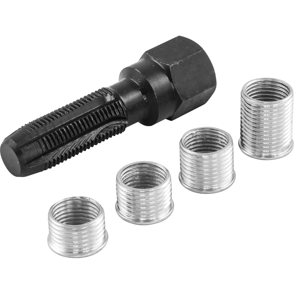 Набор для восстановления резьбы свечного отверстия Thorvik SPTRS145 М14 ...