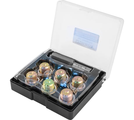 Набор для восстановления резьбы сливного отверстия поддона Thorvik ODPRK1715 M17х1.5, 7 пр 53213