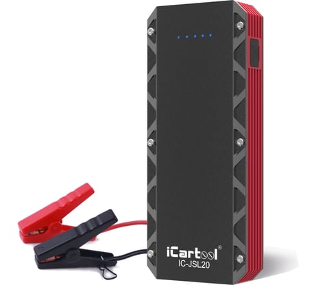 Пусковое устройство iCarTool 12В, 20 000 мАч, 1000/2000А IC-JSL20