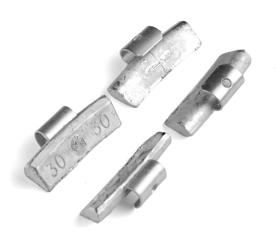 Грузики набивные ACG 0330 30 г свинцовые для литых дисков (уп. 100 шт) 1016883